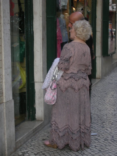 Lisbon Rua Barros Queiróz amazing dress