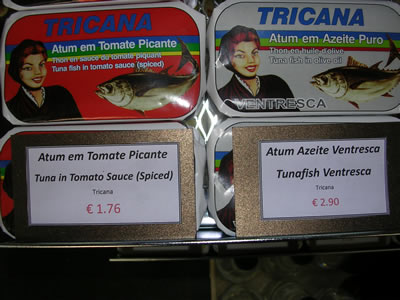 Lisbon, Mercearia Meio da Praca8  all products also in English