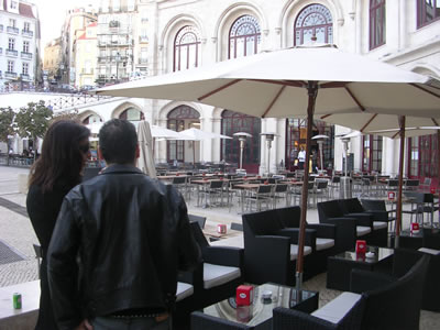 Rossio train and metro station Largo Duque de Cadaval