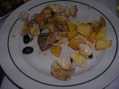 Carne de porco à Alentejana