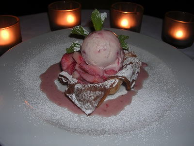 Blues cafe Lisbon restaurant delicious dessert