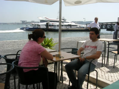 Restaurant Guarde Rio Lisbon Cais do Sodre river Tagus views