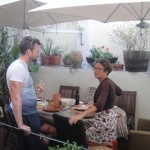 Appartement Mouraria terras etentje juli 2012 Rob Erika Appartement Mouraria terras etentje juli 2012 Rob Erika