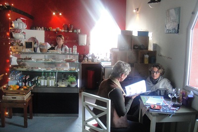 Cascais House of Wonders cafe kitchen Anna and Erika december 12