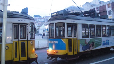 Square Martim Moniz Lisbon Starting point tram 28