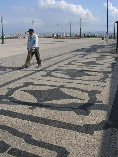 Lisbon pavement Praca do Comercio