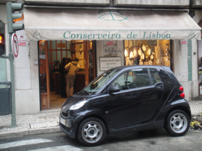 Famous cannery shop Conserveira de Lisboa street