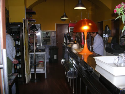 Lisbon Restaurant A Camponesa near Bairro Alto entrance kitchen